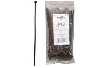 Fascette Nylon Nere- - Mm.4,8X350 - 1 Busta Syntesy