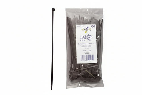 Fascette Nylon Nere- - Mm.7,6X450 - 1 Busta Syntesy