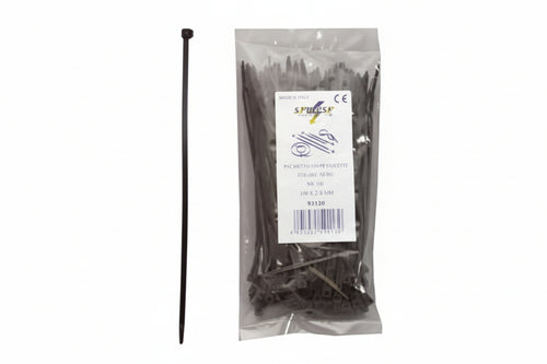 Fascette Nylon Nere- - Mm.9,0X600 - 1 Busta Syntesy