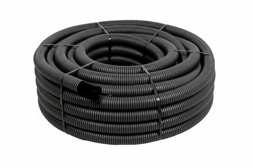 Tubo Corrugato Doppia Parete Per Cavidotto- - Ø Mm.40 In Rotoli Da Mt.50 - 50 Mt