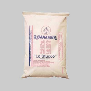 Stucco In Polvere 'Lo Stucco' 5 Kg - 4 Pezzi- Risanamur
