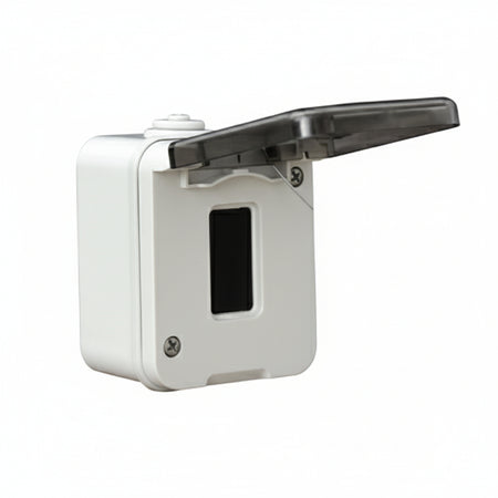 Scatola Stagna Portafrutti 1 Posto Ip44- - Mm.63,5X91,5H. (1551) - 6 Pezzi Marlanvil