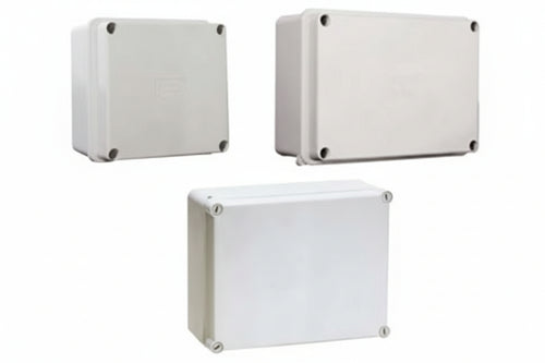 Scatola Stagna Con Coperchio E Pareti Lisce- - Mm.150X110X70H. - Viti Inox - (008.Pl) - Ip66 - 5 Pezzi Marlanvil