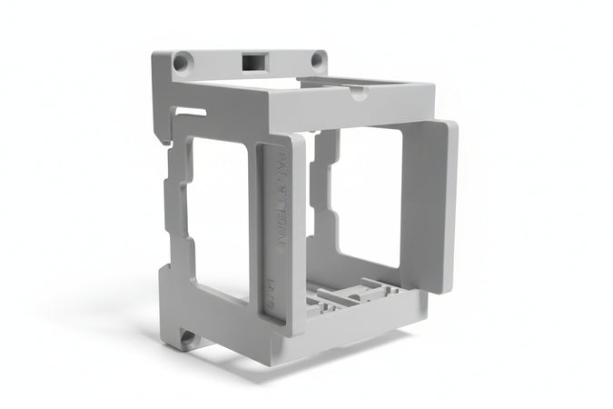 Scatola Portafrutti 2 Posti Per Montaggio Su Binario Din Ip20- - (1412) - 6 Pezzi Marlanvil