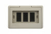 Scatola Da Incasso Portafrutti 3P Portello A Finestra Ip44- - Mm.122X16X83H. - (1733.B) - 5 Pezzi Marlanvil