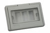 Scatola Da Incasso Portafrutti 3P Portello A Finestra Ip44- - Mm.122X16X83H. - (1733.G) - 5 Pezzi Marlanvil