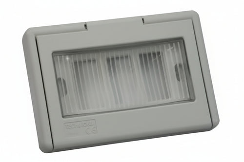 Scatola Da Incasso Portafrutti 3P Portello A Finestra Ip44- - Mm.122X16X83H. - (1733.G) - 5 Pezzi Marlanvil