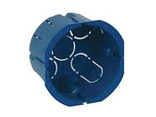 Scatola Da Incasso Tonda Senza Coperchio- - 1/2 Posti - Ø Mm.65 - 25 Pezzi