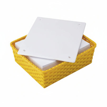 Scatola Di Derivazione Da Incasso Con Coperchio Ip40- - Mm.118X96X50 - (1612) - 15 Pezzi Marlanvil