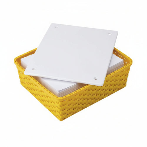 Scatola Di Derivazione Da Incasso Con Coperchio Ip40- - Mm.118X96X50 - (1612) - 15 Pezzi Marlanvil