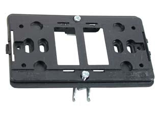 Supporto Per Scatola Tonda E Placca Mm.115 2 Posti Venus- - 2 Posti - (1802.Cg) - 10 Pezzi Marlanvil