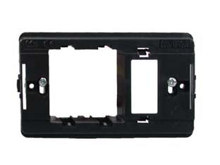 Supporto Per Placche Per Presa Schuko + 1 Posto- - Presa Schuko + 1 Posto - 10 Pezzi