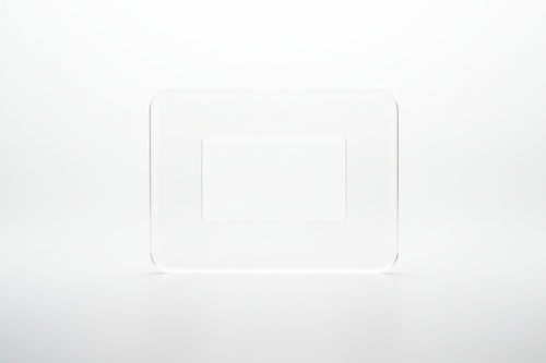 Placca Sottointerruttore Trasparente - 25 Pezzi