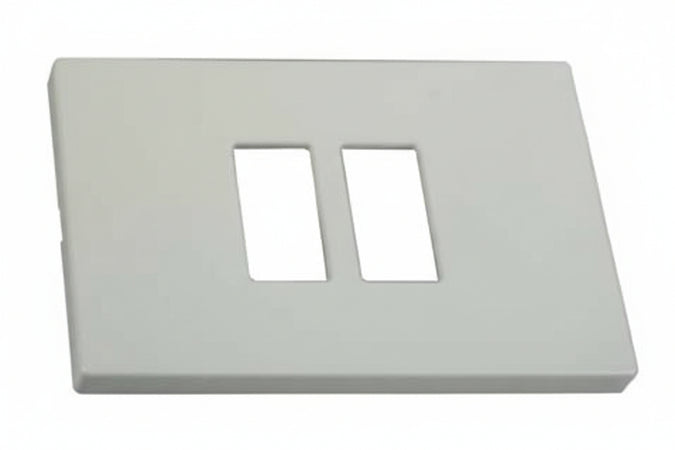 Placca 2 Posti Ravvicinati Venus- - Mm.115X80H. - (1867.2F.Avorio) - 10 Pezzi Marlanvil