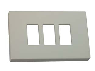 Placca 3 Posti Venus- - Mm.115X80H. - (1863.3F) - 20 Pezzi Marlanvil