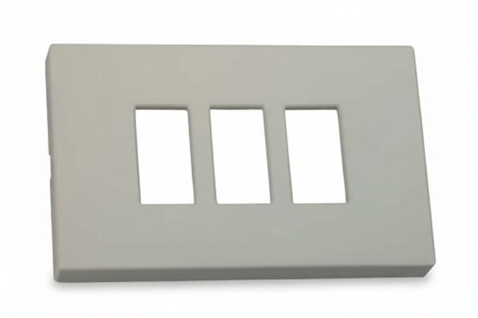 Placca 3 Posti Venus- - Mm.115X80H. - (1863.3F) - 20 Pezzi Marlanvil