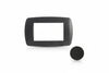 Placca 3 Posti Millennium Nero Flash- - 3 Posti - Mm.123X84H. (7843.Tn) - 15 Pezzi Marlanvil