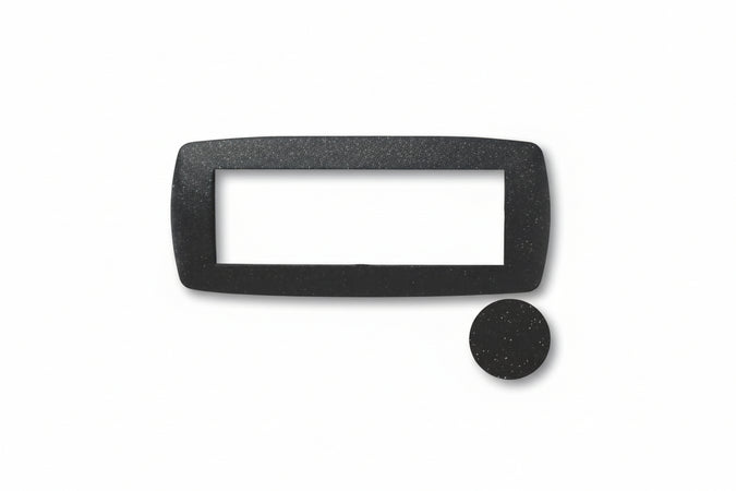 Placca 6 Posti Millennium Nero Flash 6 Posti Mm.199X84H. (7846.T.N) Marlanvil