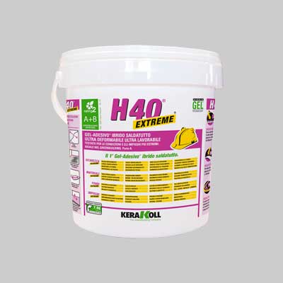 Colla Per Piastrelle In Pasta 'H40 Extreme' Kerakoll 10 Kg - Col. Bianco - 10 Kg