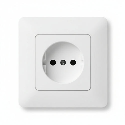 Presa Sicurezza Schuko Trivalente Aqua- - 2 Poli+Terra 10/16 Schuko C/Sicurezza (7648.I) - 3 Pezzi Marlanvil