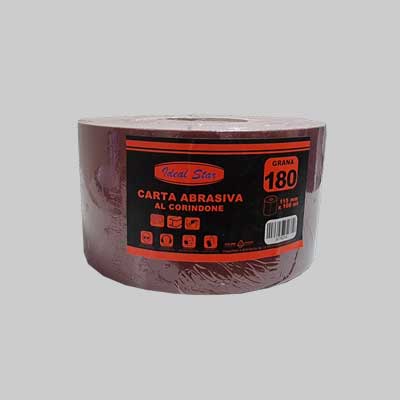 Carta Abrasiva Ideal Star Grana 80 - Rotolo Mm 115X50Mt - Ideal Star