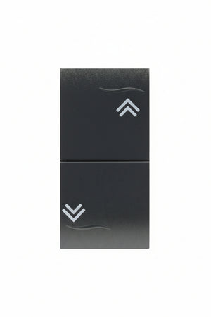 Pulsante Doppio Saliscendi Onda- - 1P(No)+1P(No) - 10A 250V (7737.1) - 6 Pezzi Marlanvil