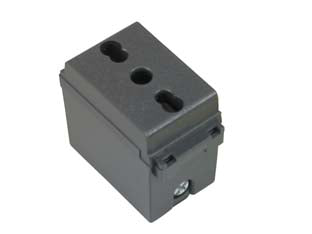 Presa Sicurezza Bivalente Arc- - 2 Poli+Terra 10/16A Alveoli Ø Mm.4/5 (7879) - 6 Pezzi Marlanvil