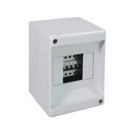Centralino Da Parete Senza Sportello Ip40- - Mm.100X90X135H. Per 2/4 Moduli - 8W - (90.04) - 5 Pezzi Marlanvil
