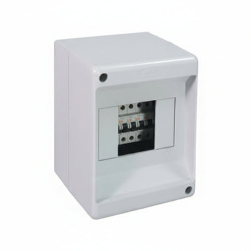Centralino Da Parete Senza Sportello Ip40- - Mm.100X90X135H. Per 2/4 Moduli - 8W - (90.04) - 5 Pezzi Marlanvil