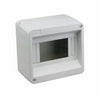 Centralino Da Parete Senza Sportello Ip40- - Mm.140X90X135H. Per 4/6 Moduli - 11W - (90.06) - 4 Pezzi Marlanvil
