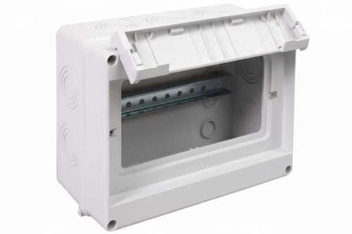 Centralino Da Parete Senza Sportello Ip40- - Mm.200X160X90H. Per 4/8 Moduli - 14W - (90.08) - 2 Pezzi Marlanvil