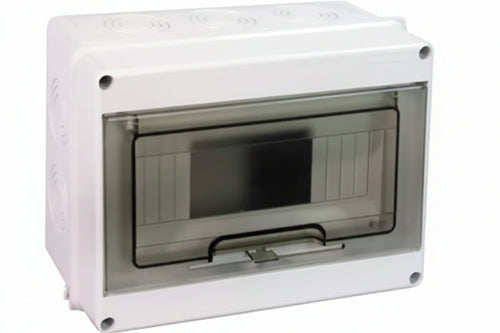 Centralino Da Parete Con Sportello Fume' Ip65 Serie Italia Mm.200X90X160H. Per 4/8 Moduli 11W (92.08) Marlanvil