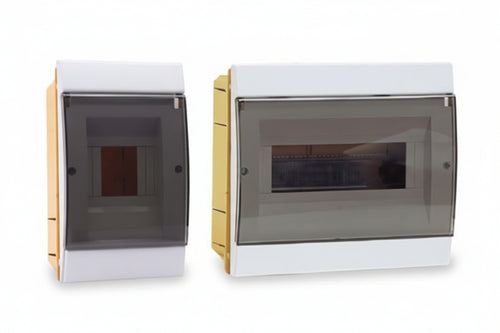 Centralino Da Incasso Con Sportello Fume' Ip40 Serie Arredo Mm.120X22X200H Per 2/4 Modui 16W (970.04.B) Marlanvil