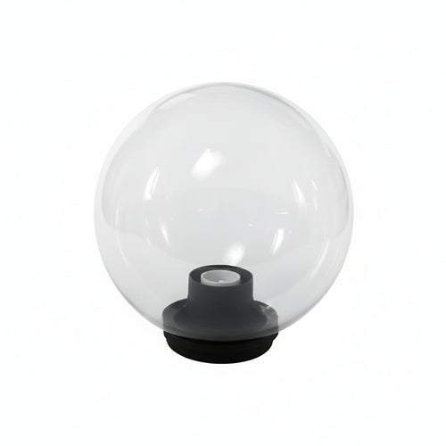 Globo Incolore Con Base E Portalampade Ø Mm.200 Max 40W