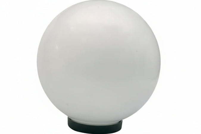 Globo Opale Con Base E Portalampada Ø Mm.200 Max 40W