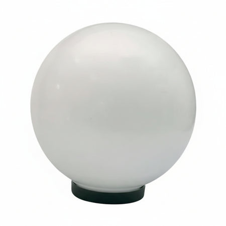 Globo Opale Con Base E Portalampada- - Ø Mm.250 Max 60W - 2 Pezzi