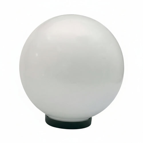Globo Opale Con Base E Portalampada- - Ø Mm.250 Max 60W - 2 Pezzi