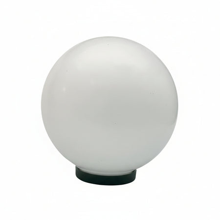 Globo Opale Con Base E Portalampada- - Ø Mm.300 Max 75W - 2 Pezzi