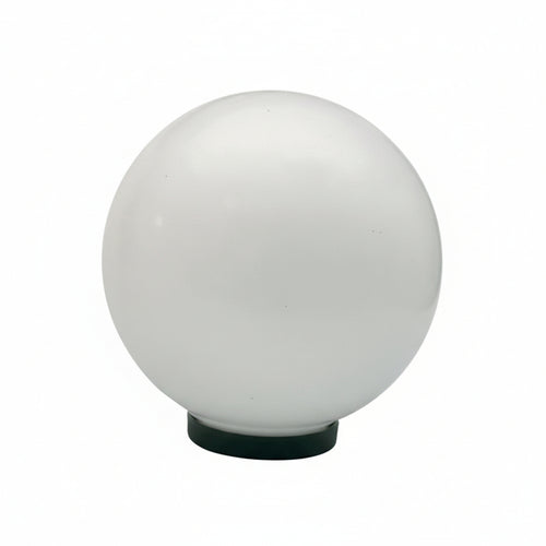 Globo Opale Con Base E Portalampada- - Ø Mm.300 Max 75W - 2 Pezzi
