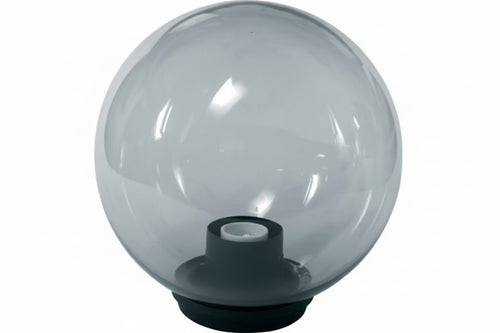 Globo Fume' Con Base E Portalampade- - Ø Mm.250 Max 60W - 2 Pezzi