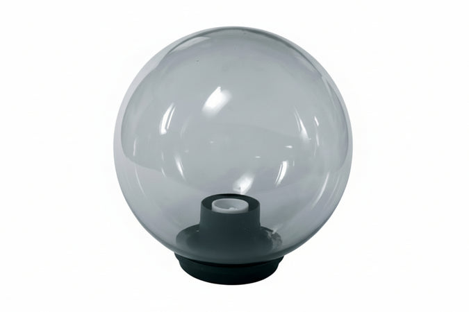 Globo Fume' Con Base E Portalampade- - Ø Mm.300 Max 75W - 2 Pezzi