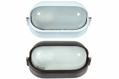 Plafoniera A Palpebra In Alluminio Per Esterno 60W Ip54 Mm.210X105X110H. Bianco Syntesy