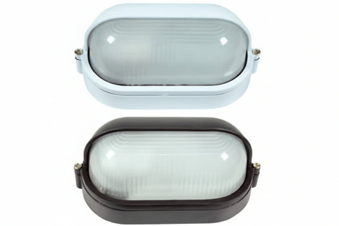 Plafoniera A Palpebra In Alluminio Per Esterno 60W Ip54 Mm.210X105X110H. Bianco Syntesy