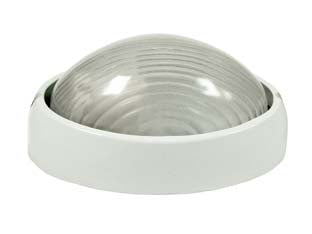Plafoniera Ovale In Alluminio Per Esterno 60W Ip54 Ø Mm.213X148X98H. Bianco Syntesy