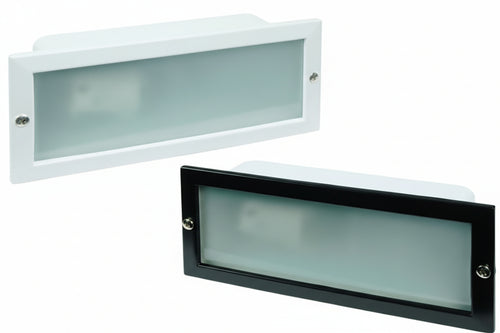 Faretti A Incasso Rettangolari In Alluminio Per Esterno 60W Ip54 Mm.234X100X80H. Bianco Syntesy
