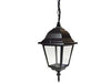 Lanterna Con Catena Modello New York 60W Ip44 Mm.150X150X970H. Colore Nero Syntesy
