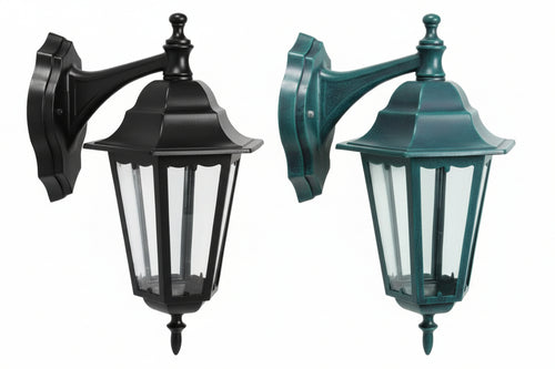 Lanterna Con Braccio Superiore Modello Berlino 100W Ip44 Mm.265X405H. Colore Nero Syntesy