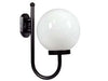 Lanterna Con Supporto A U Modello Sfera 100W Ip44 Mm.330X400H. Colore Nero Syntesy