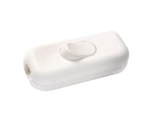 Interruttore Passafilo Unipolare Bianco - 10 Pezzi