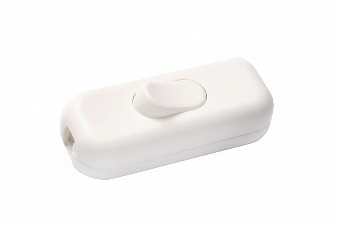 Interruttore Passafilo Unipolare Bianco - 10 Pezzi